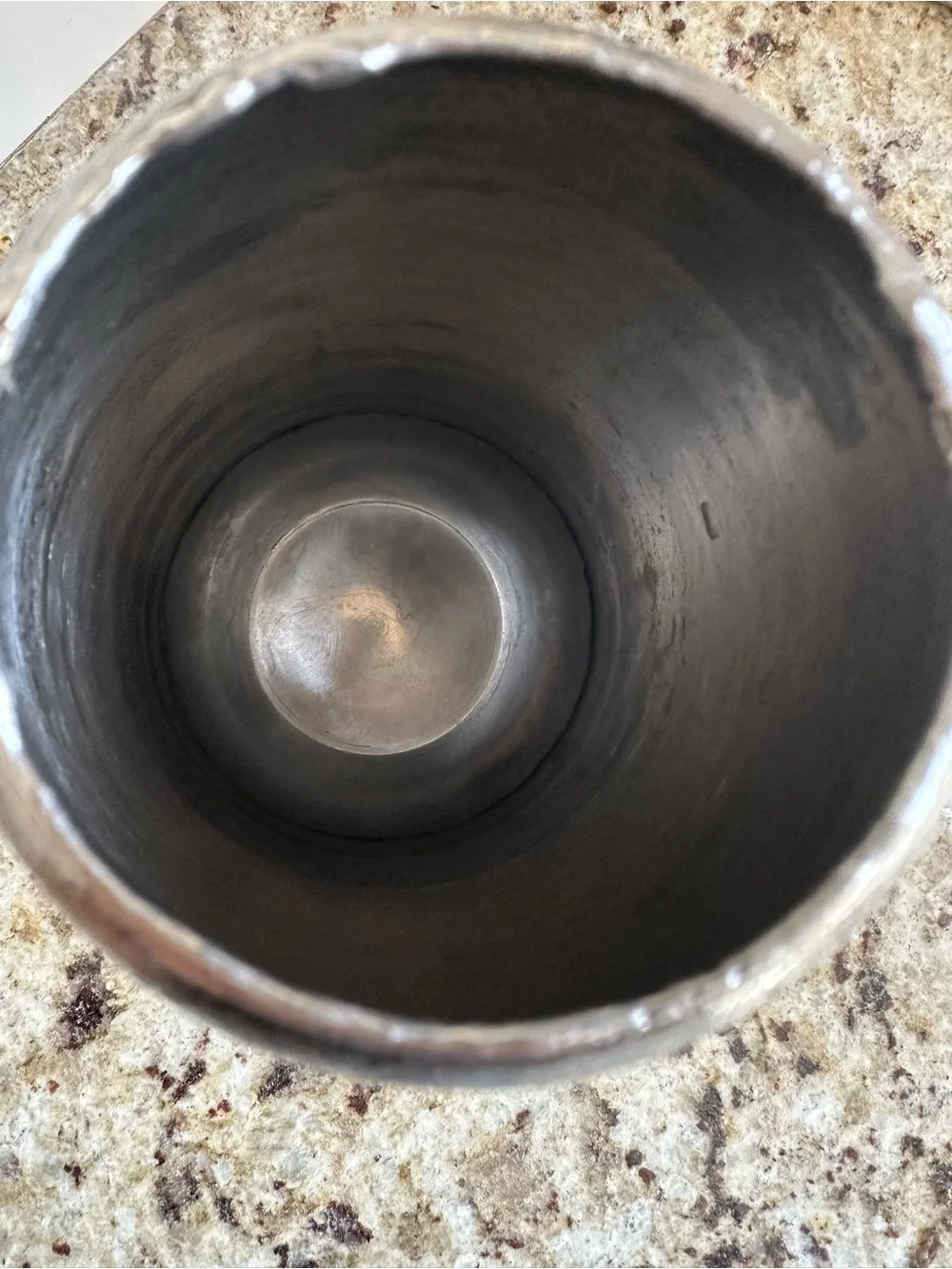 Michael Aram Silver Vase with Gold Leaf Branch Detail
